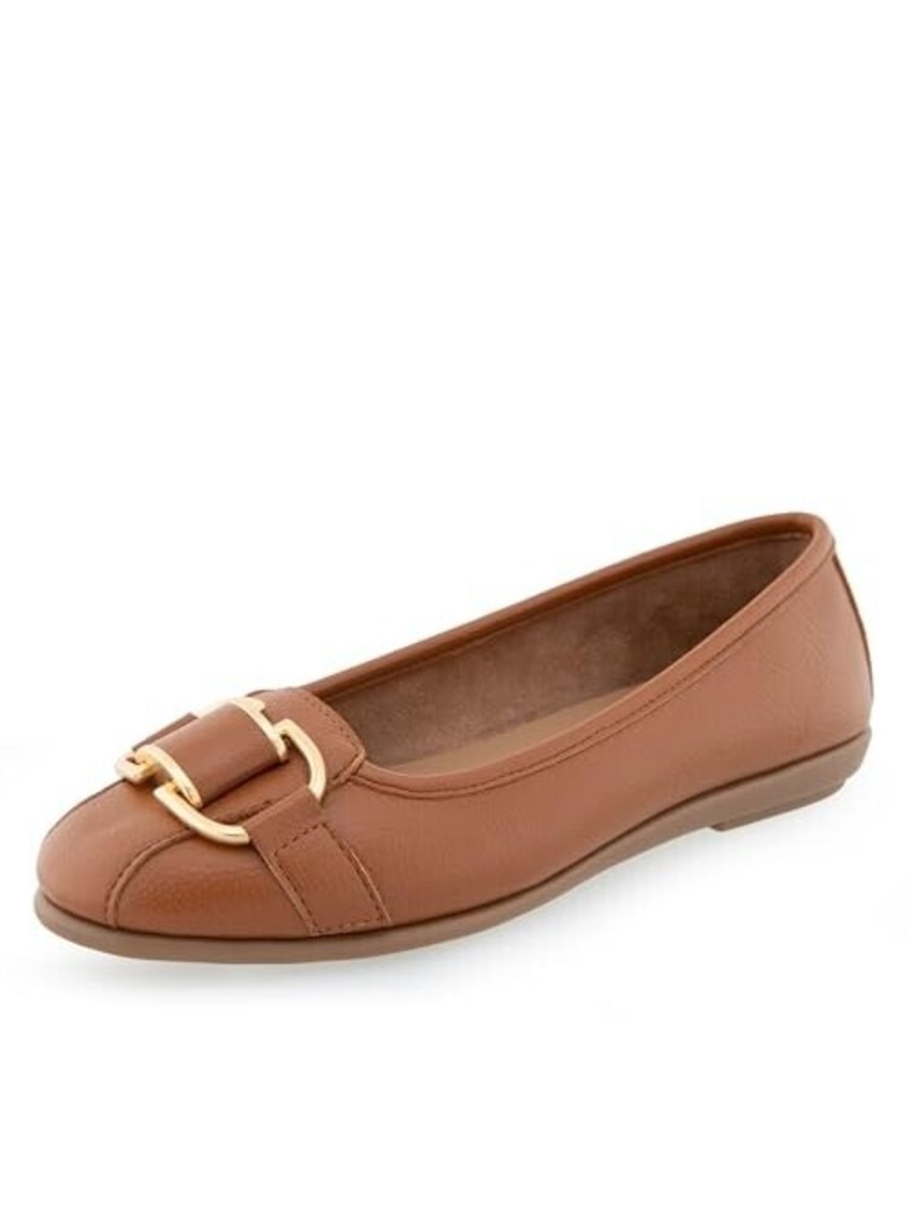 Aerosoles Womens Shoes Bentley Buck Tan Polyurethane Leather 8M
